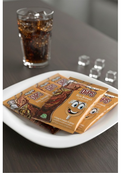 Kola Aromalı Toz Şekerli Dips Lolipop Paket 1 Adet