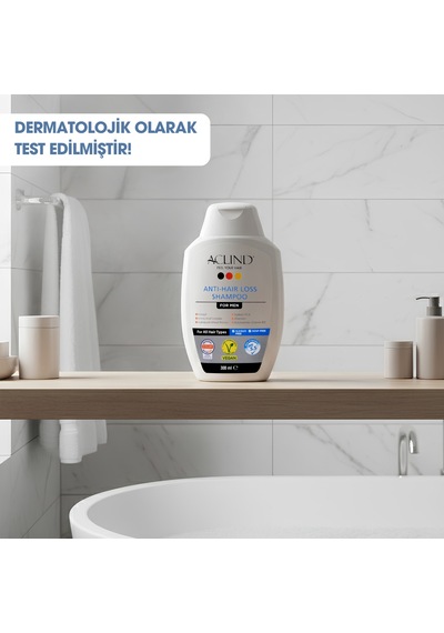 Aclınd Erkek Saç Bakım Seti Anti-hair Loss Şampuan For Men 300 Ml + Saç Bakım Serumu 50 Ml