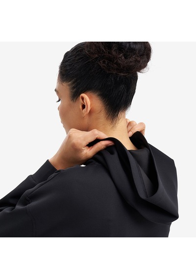 Lescon Siyah Kadın Fermuarlı Kapüşonlu Sweatshirt 26n-2105