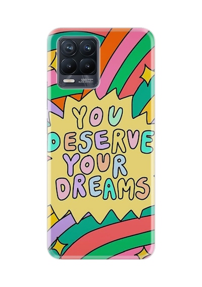 Realme 8 - 8 Pro Kılıf Boutique Baskılı Resimli You Deserve Pcode -056