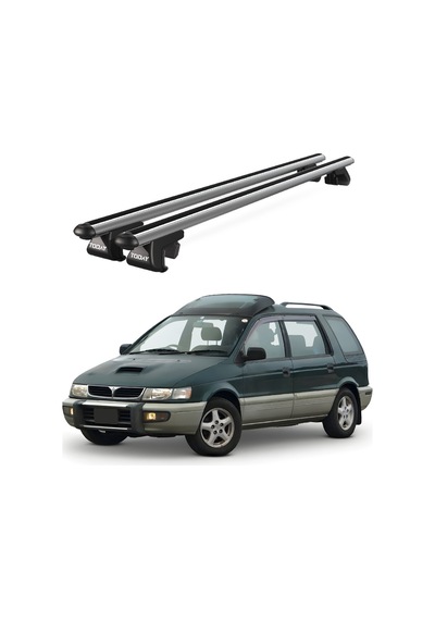 Venüs Mitsubishi Chariot 1997-2003 Uyumlu Gri Ara Atkı Port Bagaj Tavan Barı