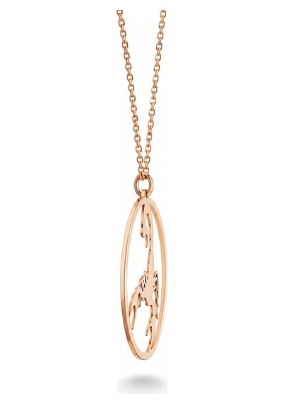 Akrep Çember Kolye - Rose Rose Gold