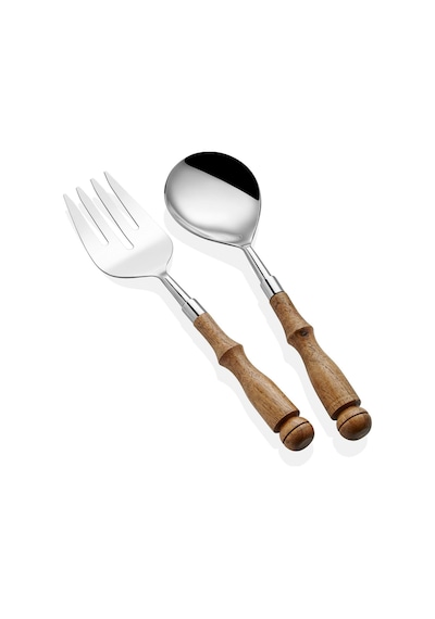 The Mia Woody Salata Servis Takımı 2 Parça