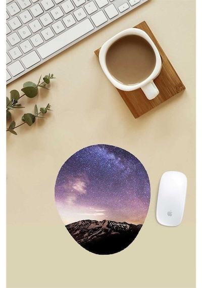 Manzara Desenli Bilek Destekli Mouse Pad Mousepad