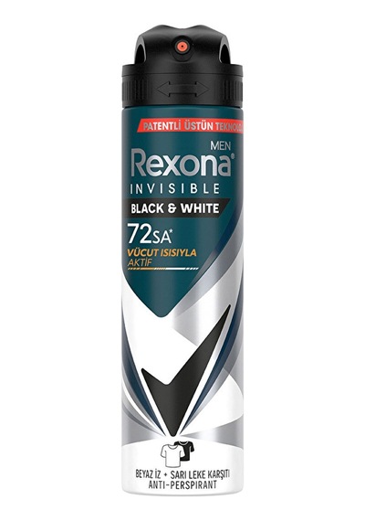 3 Adet Rexona Black & White Diamond Invisible Deodorant 150 Ml 80362653