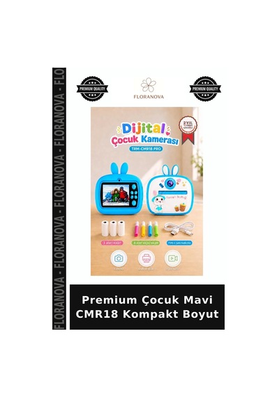 Premium Çocuk Mavi Cmr18 Kompakt Boyut