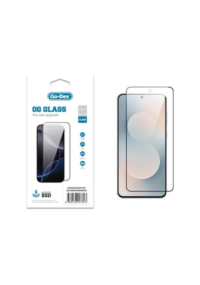 Galaxy S25 Fe Uyumlu Go Des Og Glass Antistatik Temperli Cam Ekran Koruyucu Şeffaf
