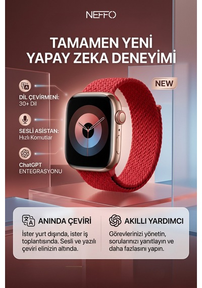 Neffo NF11 Pro Max Akıllı Saat (İthalatçı Garantili)