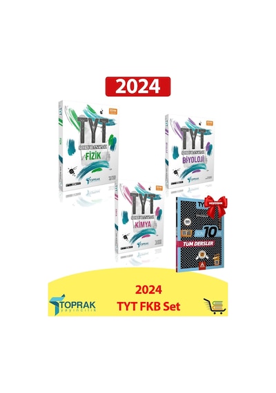 Tyt Fizik-kimya-biyoloji Soru Bankası Seti Hediyeli