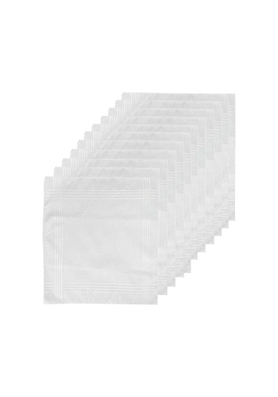 12li Paket Klasik Cep Bayram Mendili %100 Pamuklu 30x30 Cm Renkli