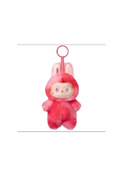 Bubble Mart Labubu Moloz Kalp Atışı Macaron Vinil Maske Serisi Kör Kutu End Gri Gri