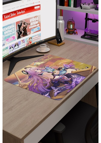 Citlali Genshin Impact Anime Gacha V1 - 48x40 Xl Gaming Mouse Pad Fare Altlığı