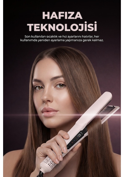 Ks-914 Profesyonel Kurutma & Düzleştirme Makinesi 1300w 5 Sıcaklık 3 Hız Ayarı