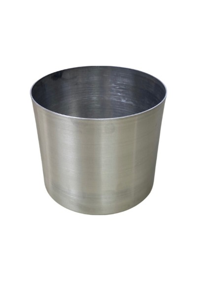 Cihan Çiçekçilik Galvaniz Saksı 15x15 Paslanmaz Metalik Çelik Çok Renkli