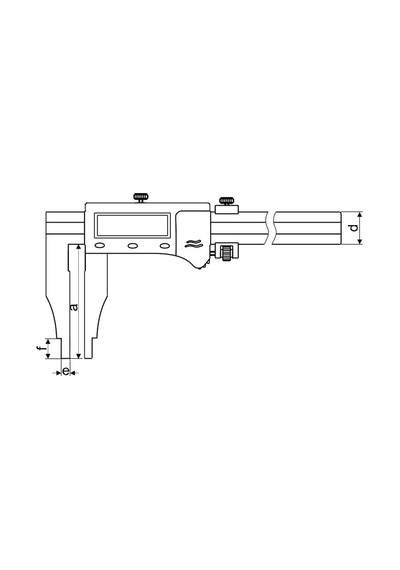 Fett 0-500mm Pld Ekonomik Tip Dijital Büyük Ekranlı Kumpas