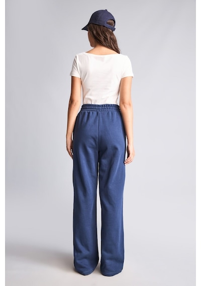 Defacto Wide Leg Yıldız Baskılı Kalın Kumaş Eşofman Altı H4222ax26wnnv241 Lacivert-nv241
