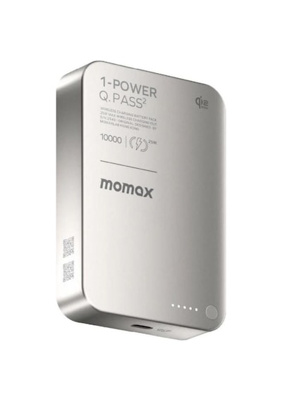 1-power S.pass2 10000mah Qi2 Magnetic Wireless Powerbank Titanyum