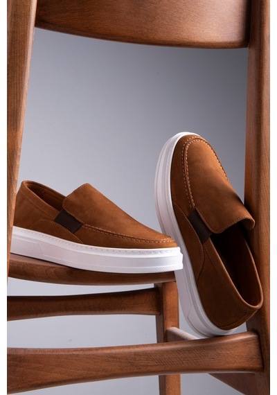 Menta Erkek Hakiki Deri Nubuk Sneaker, Loafer Sneaker, Hakiki Deri Sneaker, Erkek Snaker