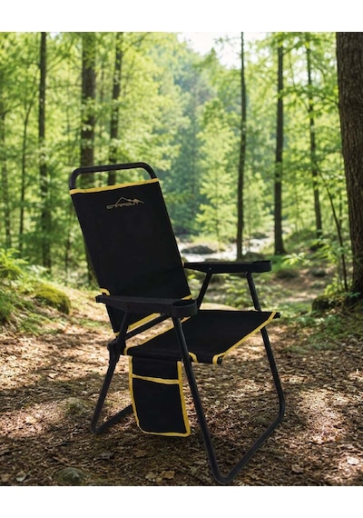 Nurgaz Ng N098 Campout Orion Katlanır Kamp Sandalyesi Siyah