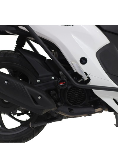 GP Kompozit Honda Dio 2021-2022  Uyumlu Egzoz Koruma Takozu Siyah