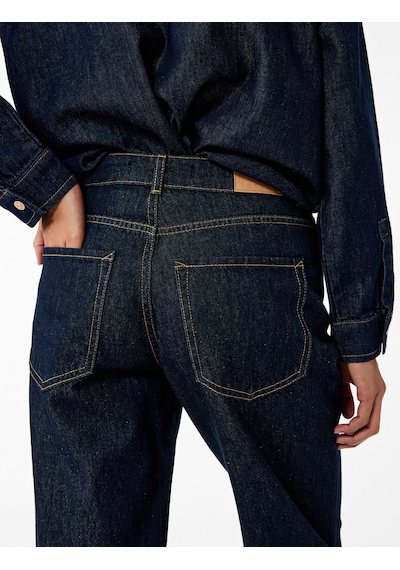 Koton Normal Bel Cepli Düğmeli Düz Paça Pamuklu Denim Pantolon - Straight Fit Jean Koyu İndigo 7wal40021md Indigo Koton Normal Bel Cepli Düğmeli Düz Paça Pamuklu Denim Pantolon - Straight Fit Jean Koyu İndigo 7wal40021md Indigo