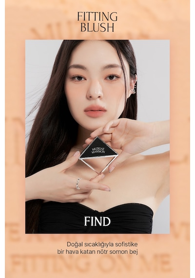 Ciltle Bütünleşen Ve Pürüzsüzleştiren, Yumuşak Dokulu Allık Muzıgae Mansıon Fitting Blush 05 Find 15233661