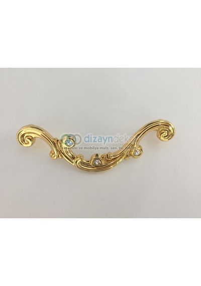 Swarovski Taşlı 96 Mm. Altın