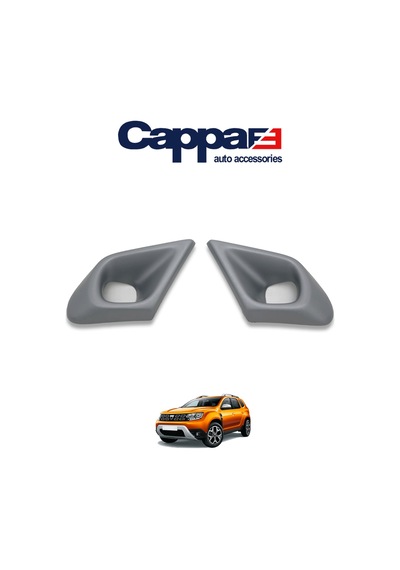 Cappafe Dacia Duster Sis Farı Çerçevesi Gri 2018