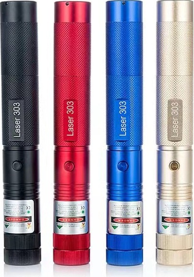 Lazer 303 Şarjlı Güçlü Lazer Kalem + Şarj Aparatı Kırmızı