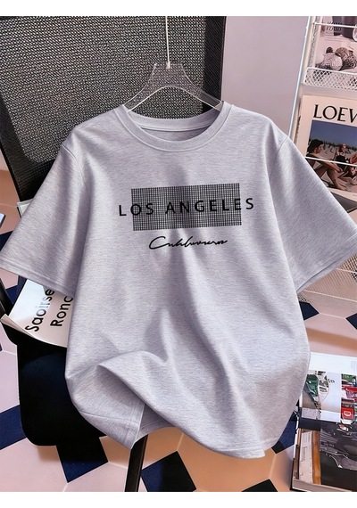 Noıssey Urban Pop Graphic Kadın Tişört Koleksiyonukod 5136 Gri