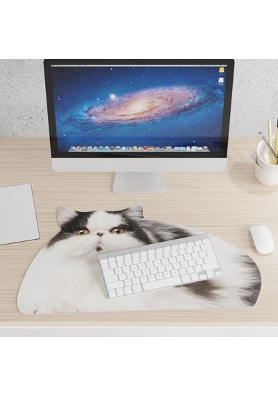 Mustard Fat Cat Mousepad