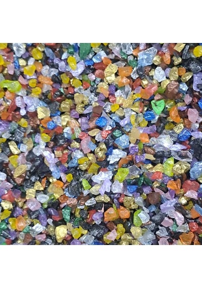 Tahtakale Toptancı Epoksi Mum Dekoratif 2-4 Mm Arlığında Gerçek Cam Kırığı 1 Kg Karışık Renk