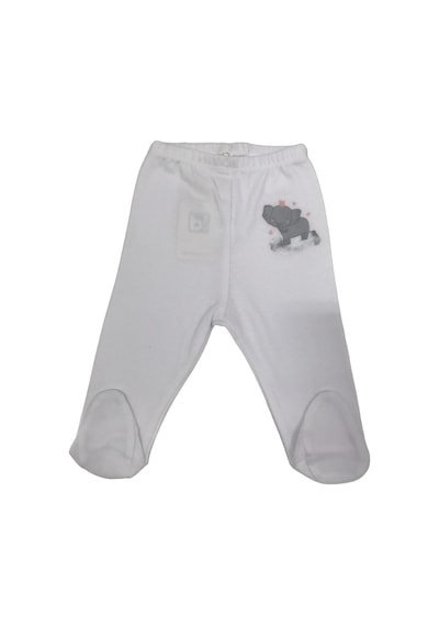 Bibaby Pantolon Patikli Animals Favourite Kız Beyaz-10126 Beyaz
