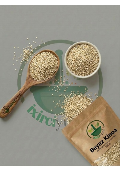 İxirciyusuf Beyaz Kinoa Quinoa White Quinoa Quinoa Grain Chenopodium Quinoa Doğal Tane 100 G