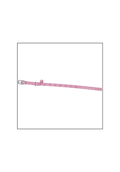 Uyguna-yakala 10mm 30cm Pembe Pati Baskılı Kedi-köpek Tasması-sma.309