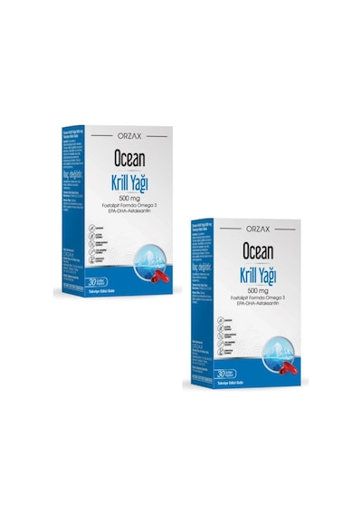 Krill Oil 500 Mg 30 Kapsül X2