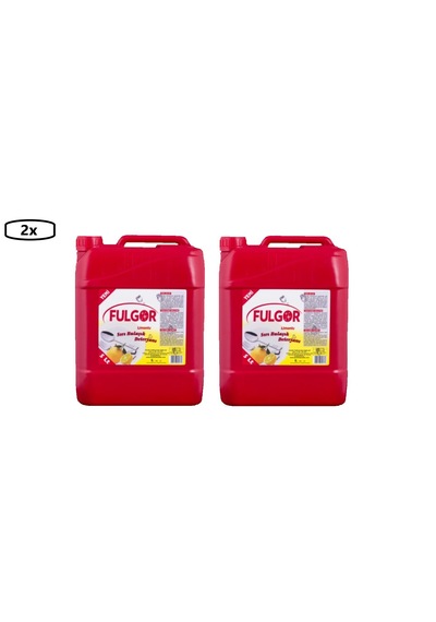 Fulgor Limonlu Sıvı Bulaşık Deterjanı 2 x 5 L
