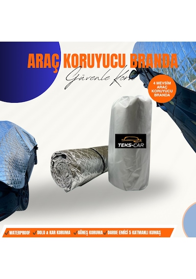 Egea Cross Uyumlu Güneş&dolu&darbe Koruyucu 4 Mevsim Oto Brandası