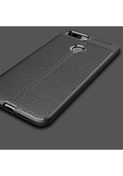 Xiaomi Mi 8 Lite Kılıf Deri Tarzı Niss Silikon Case