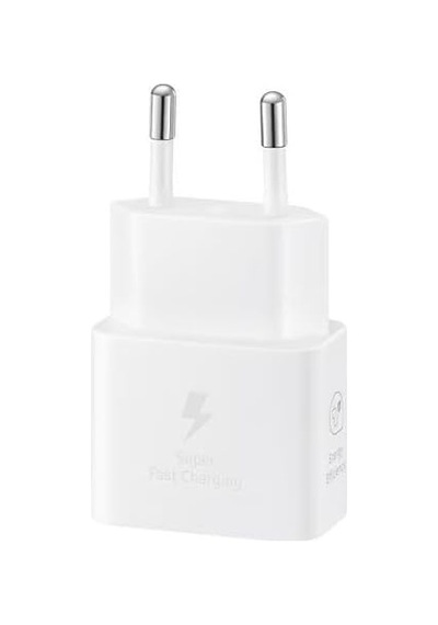 Samsung 25 Watt Şarj Adaptörü + Kablo Seti, Beyaz