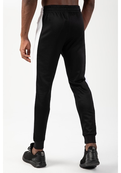 Maraton Sportswear Regular Erkek Ribana Paça Basic Siyah Eşofman Altı 21749-siyah Siyah