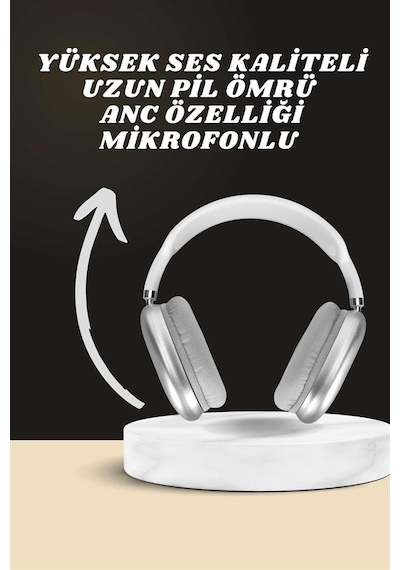 Kulak - 948 - Üstü P9 Kablosuz Bluetooth Kulaklık Ve 7 Kordonlu - Spt-gld - Akıllı Saat