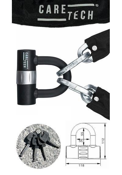 Caretech Ct-751 Hırsızlığa Karşı Zincir Kilidi