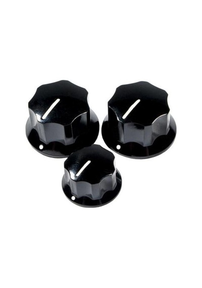 Fender Pure Vint. \'60S Jazz Bass Knobs Blk