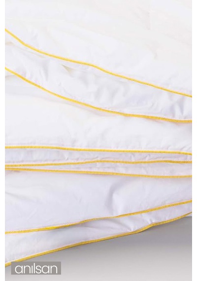 Nano Jel Çift Kişilik Yorgan + 2'li Nano Jel Yastık 50x70, 1200gr Set Beyaz