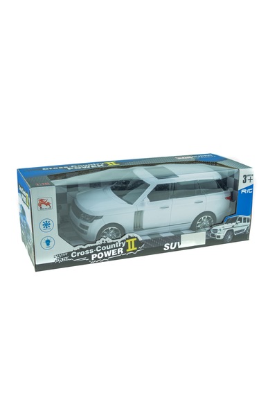 1:16 Ölçek Uzaktan Kumandalı Süper Suv Cross Beyaz Şarjlı Işıklı