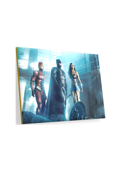 Cakasepetim Justice League Flash, Batman, Wonder Woman Ahşap Mdf Tablo