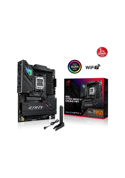 Asus Rog Strıx B850-f Gamıng Wıfı7 Neo, 4xddr5, 4x M2, Hdmı, Dp, 2xtype-c, Wi-fi 7, Bluetooth V5.4,