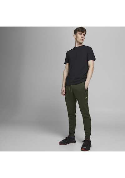 Jack & Jones Beli Ayarlanabilir Sweat Pantolon- Will 12184970 Deep Lichen Green Koyu Yeşil