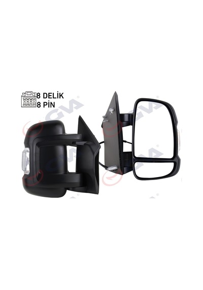 Gva Dış Dikiz Aynası Sağ Ducato-boxer-jumper 06 Elektrikli Isıtmalı Sinyalli Kısa Kol Konveks 8 Fiş Çift Cam Gva 1027150 735424397 735480887 8153.y6